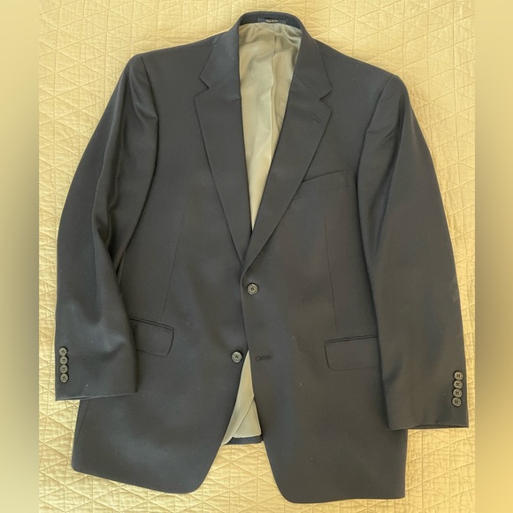 Hart Schaffner Marx Other - HART SCHAFFNER MARX Gold Trumpeter‎ x Loro Piana Cashmere Navy Blazer Size 44 R